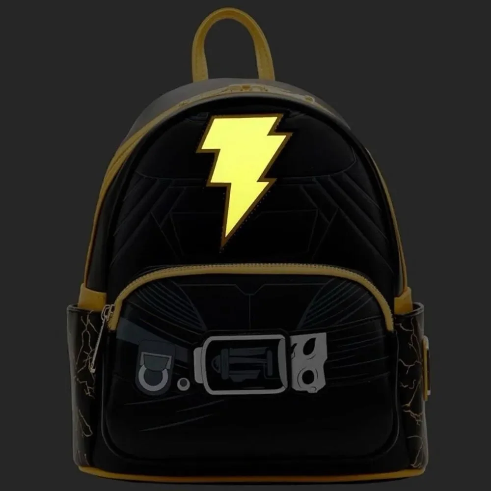 NEW Loungefly DC Comics Black Adam Light Up Cosplay Mini Backpack